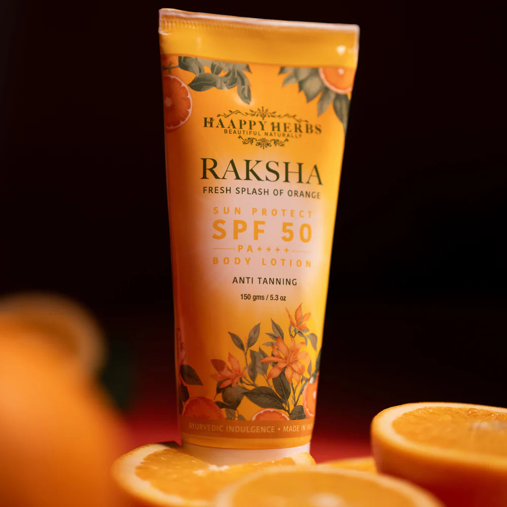 RAKSHA SPF 50 SUN PROTECT BODY LOTION - 150GMS