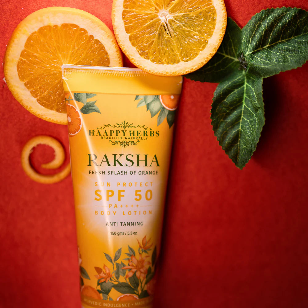 RAKSHA SPF 50 SUN PROTECT BODY LOTION - 150GMS