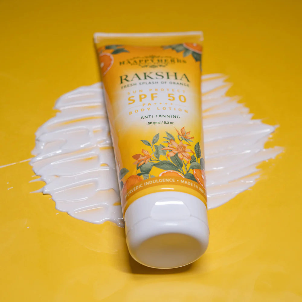 RAKSHA SPF 50 SUN PROTECT BODY LOTION - 150GMS