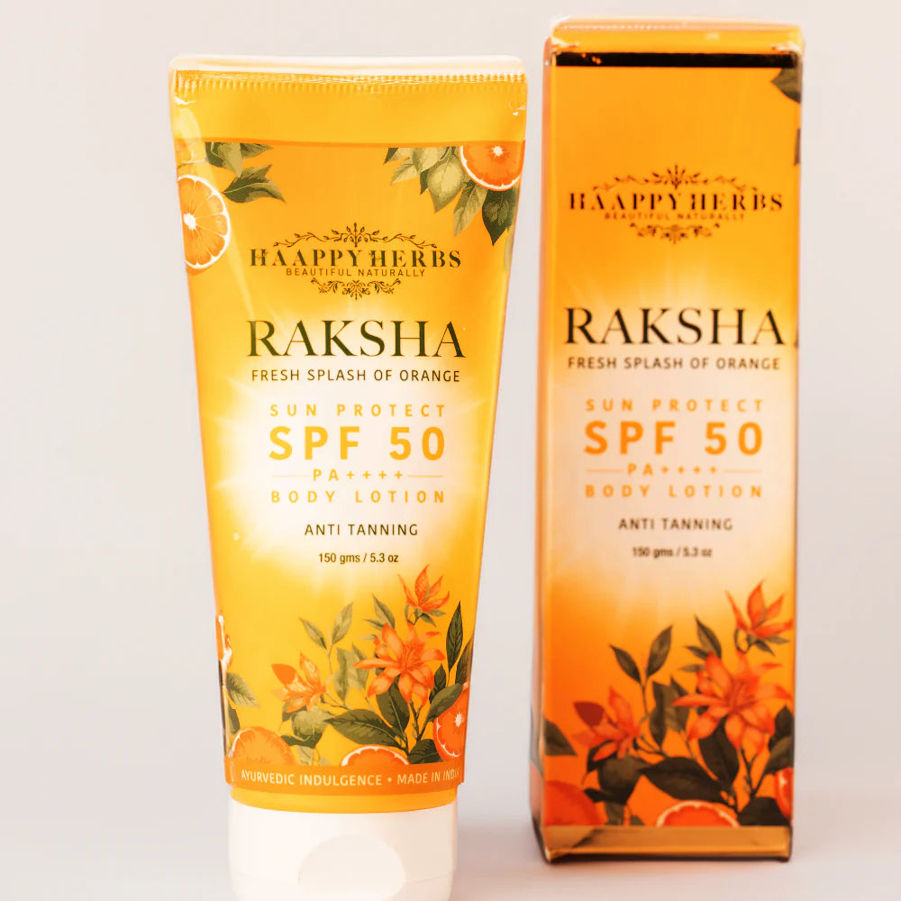 RAKSHA SPF 50 SUN PROTECT BODY LOTION - 150GMS