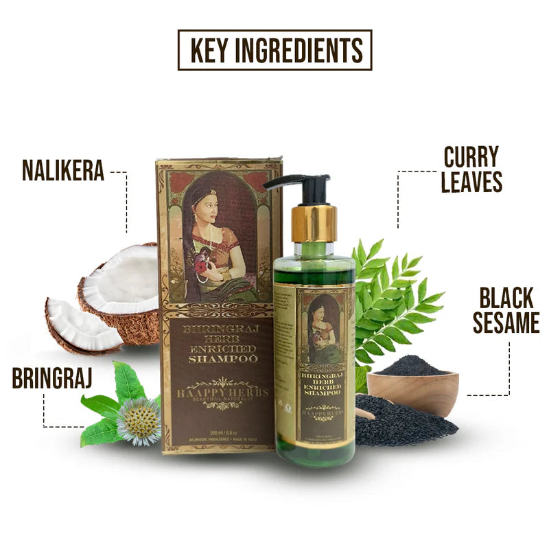 BRINGRAJ HERB ENRICHED SHAMPOO (200ML)