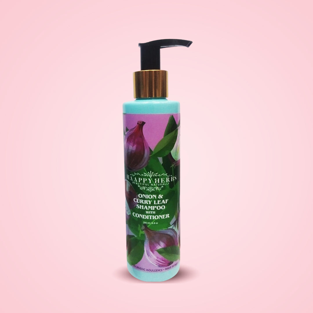 ONION & CURRY LEAF SHAMPOO WITH CONDITIONER