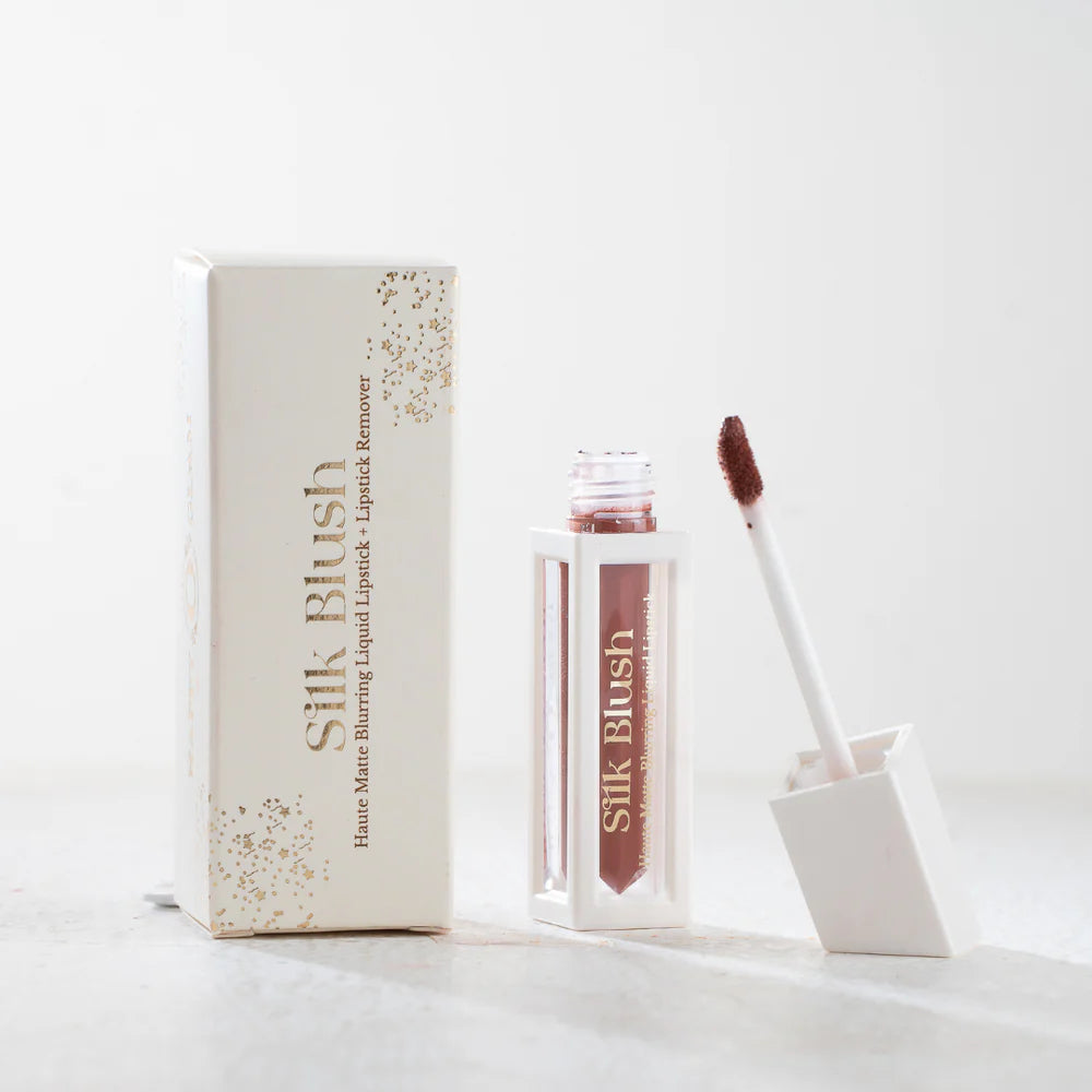 SILK BLUSH: HAUTE MATTE BLURRING LIQUID LIPSTICK