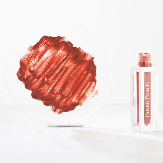 HAUTE PEACH: HAUTE MATTE BLURRING LIQUID LIPSTICK