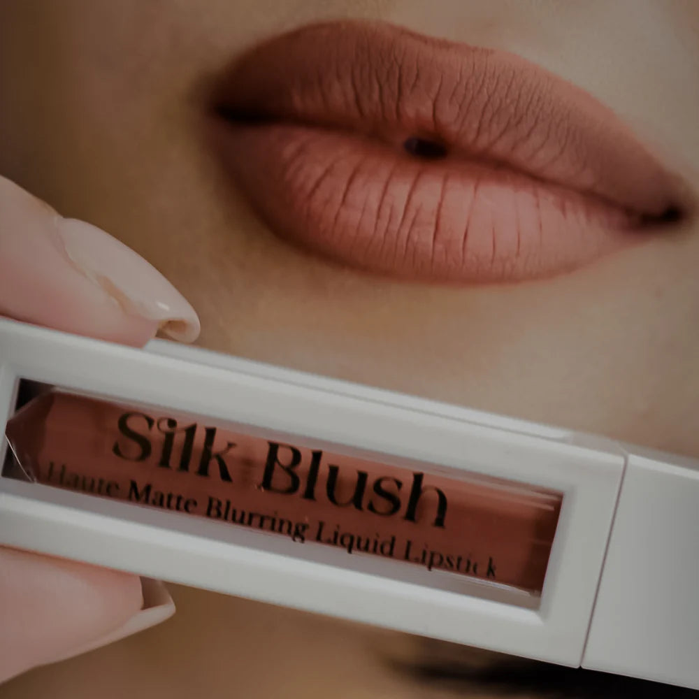 SILK BLUSH: HAUTE MATTE BLURRING LIQUID LIPSTICK