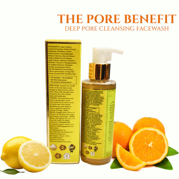 THE PORE BENEFIT - DEEP PORE CLEANSING FACE WASH (150ML)