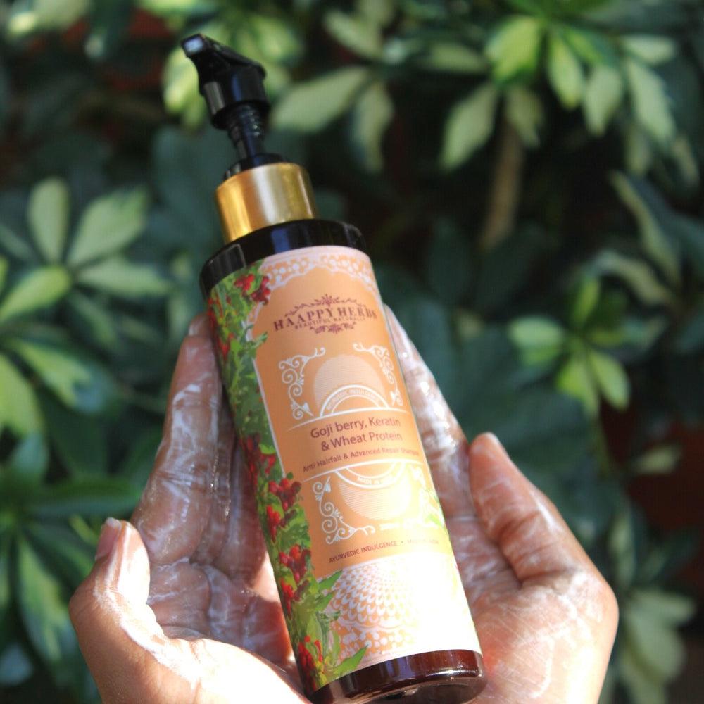 GOJI BERRY, KERATIN & WHEAT PROTEIN SHAMPOO